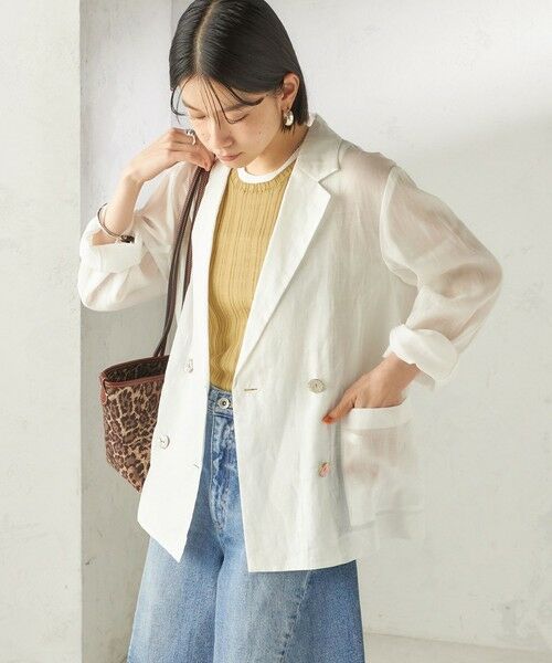 SHIPS / シップス テーラードジャケット | 《予約》〈手洗い可能〉ラミー 4 ジャケット 26SS | 詳細6