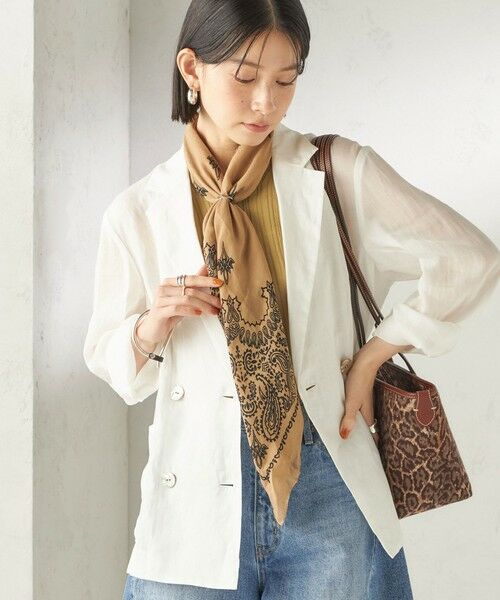 SHIPS / シップス テーラードジャケット | 《予約》〈手洗い可能〉ラミー 4 ジャケット 26SS（ホワイト）