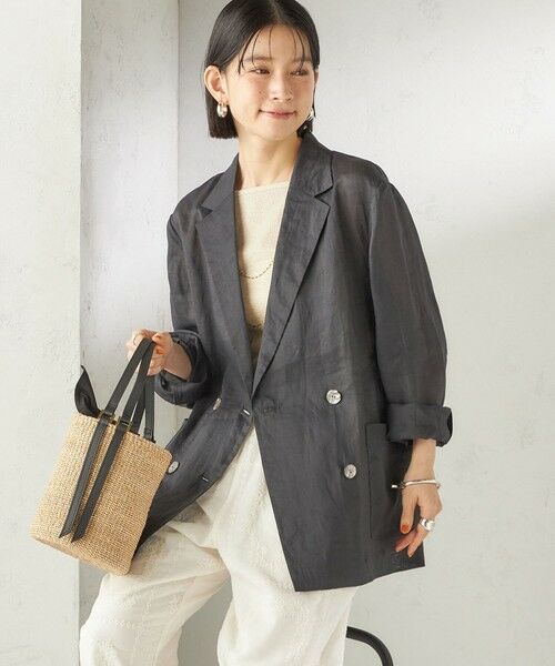 SHIPS / シップス テーラードジャケット | 《予約》〈手洗い可能〉ラミー 4 ジャケット 26SS | 詳細18