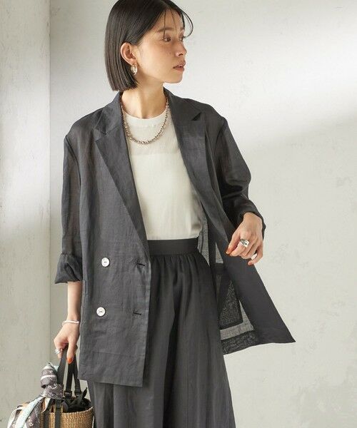 SHIPS / シップス テーラードジャケット | 《一部予約》〈手洗い可能〉ラミー 4 ジャケット 26SS | 詳細25