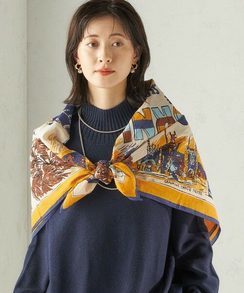 SHIPS / シップス バンダナ・スカーフ | 《予約》BINDU: スカーフ 100×100 | 詳細1