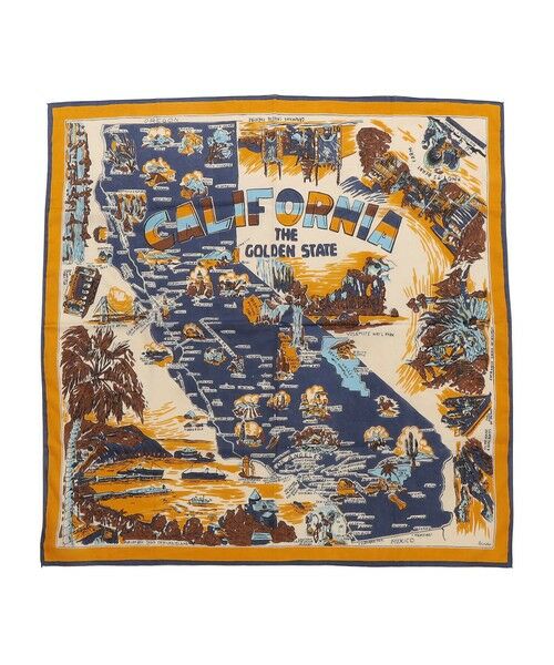 SHIPS / シップス バンダナ・スカーフ | 《予約》BINDU: スカーフ 100×100 | 詳細7