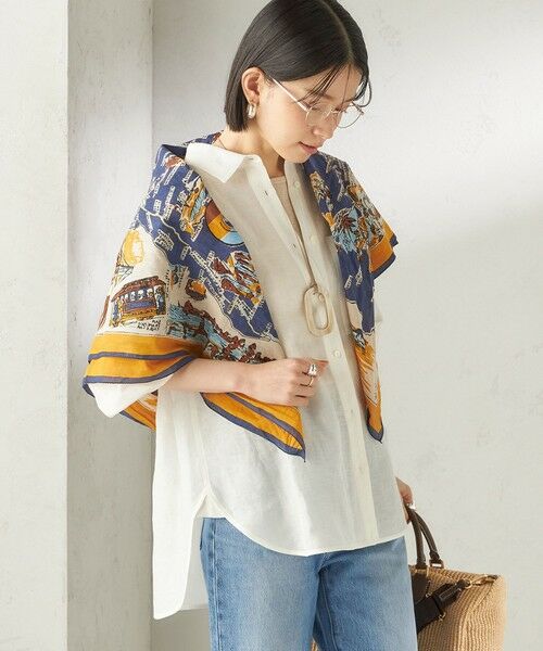 SHIPS / シップス バンダナ・スカーフ | BINDU: スカーフ 100×100 | 詳細8