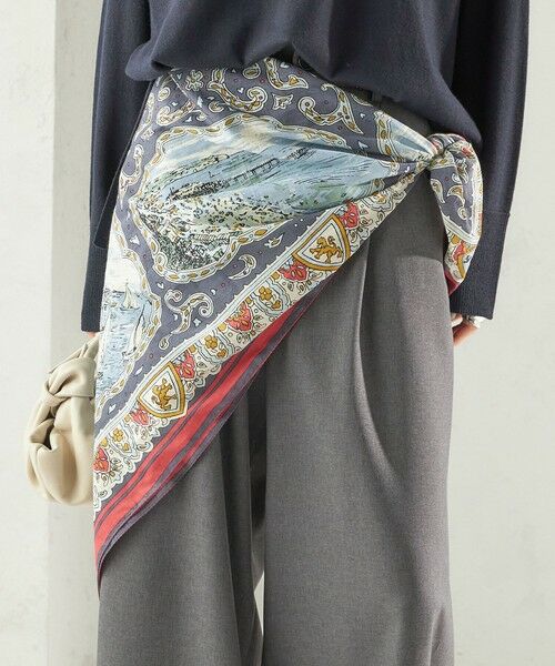 SHIPS / シップス バンダナ・スカーフ | 《予約》BINDU: スカーフ 100×100 | 詳細17