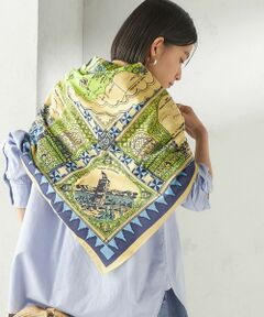 SHIPS / シップス バンダナ・スカーフ | 《予約》【SHIPS別注】BINDU: マップ スカーフ 100×100