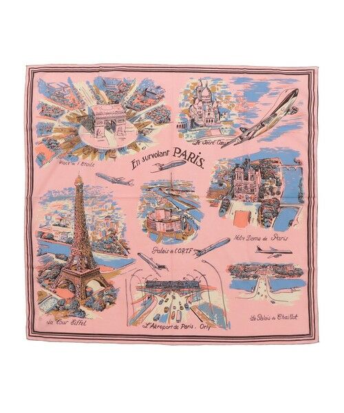 SHIPS / シップス バンダナ・スカーフ | 《予約》【SHIPS別注】BINDU: マップ スカーフ 100×100 | 詳細2