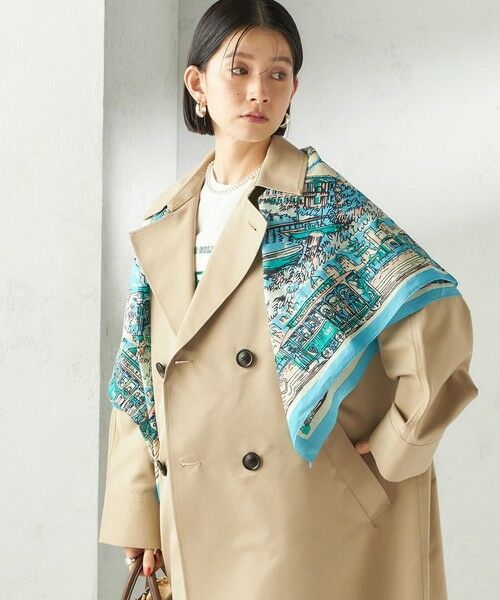 SHIPS / シップス バンダナ・スカーフ | 《予約》【SHIPS別注】BINDU: マップ スカーフ 100×100 | 詳細16