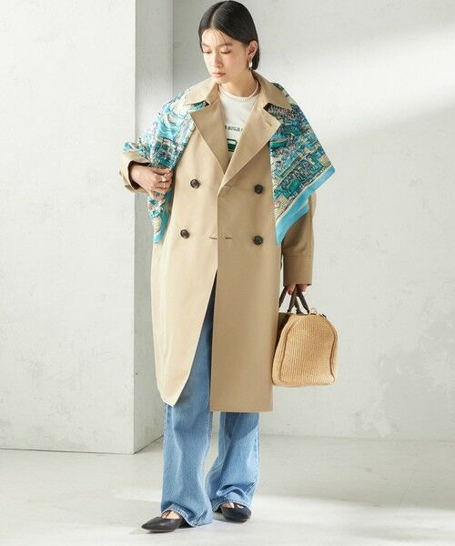 SHIPS / シップス バンダナ・スカーフ | 《予約》【SHIPS別注】BINDU: マップ スカーフ 100×100 | 詳細19