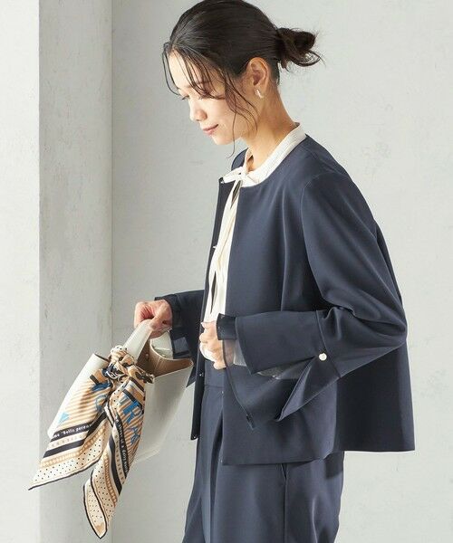 SHIPS / シップス マフラー・ショール・スヌード・ストール | 《予約》manipuri: 26SS スカーフ 65×65 | 詳細22