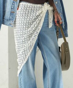 SHIPS / シップス バンダナ・スカーフ | 《予約》【SHIPS別注】BINDU: レース トライアングル スカーフ