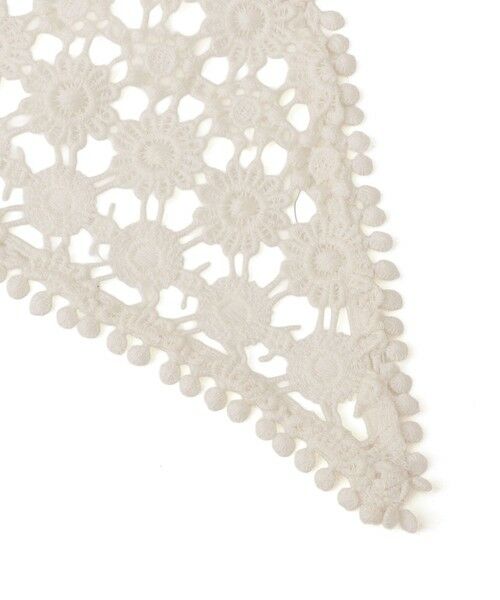 SHIPS / シップス バンダナ・スカーフ | 《予約》【SHIPS別注】BINDU: レース トライアングル スカーフ | 詳細9