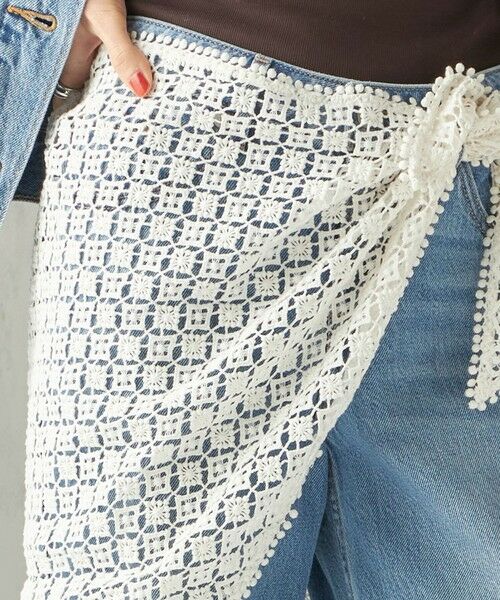 SHIPS / シップス バンダナ・スカーフ | 《予約》【SHIPS別注】BINDU: レース トライアングル スカーフ | 詳細21