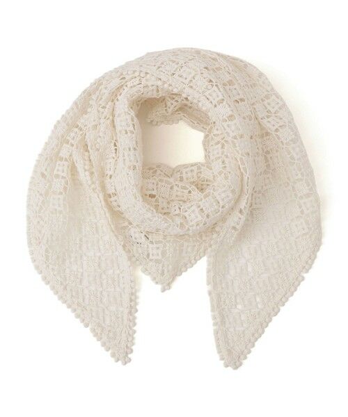 SHIPS / シップス バンダナ・スカーフ | 《予約》【SHIPS別注】BINDU: レース トライアングル スカーフ | 詳細24