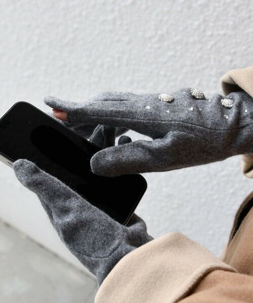 SHIPS / シップス 手袋 | ビジュー グローブ | 詳細1