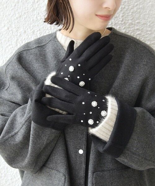 SHIPS / シップス 手袋 | ビジュー グローブ | 詳細9