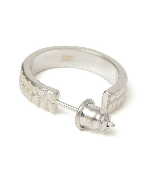 SHIPS / シップス ピアス・イヤリング | SHIPS Primary Navy Label:PATTERN HOOP PIERCE | 詳細1