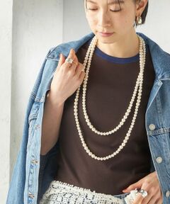 SHIPS / シップス ネックレス・ペンダント・チョーカー | 《予約》グラデーション ロング パールモチーフ ネックレス