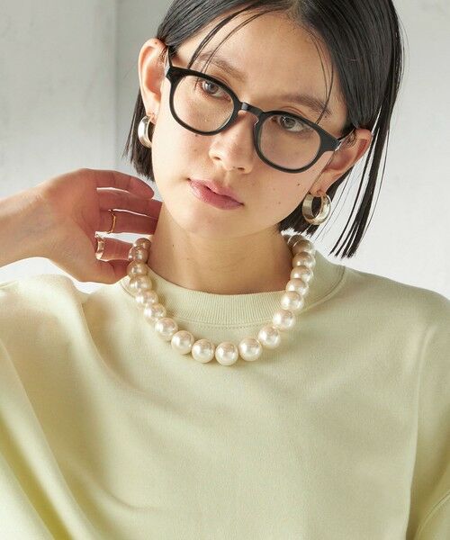 SHIPS / シップス ネックレス・ペンダント・チョーカー | 《予約》18mm玉 ショート パールモチーフ ネックレス | 詳細2
