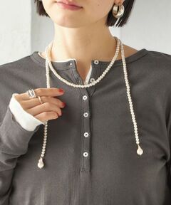 SHIPS / シップス ネックレス・ペンダント・チョーカー | 《予約》淡水 バロック パール ラリエット ネックレス