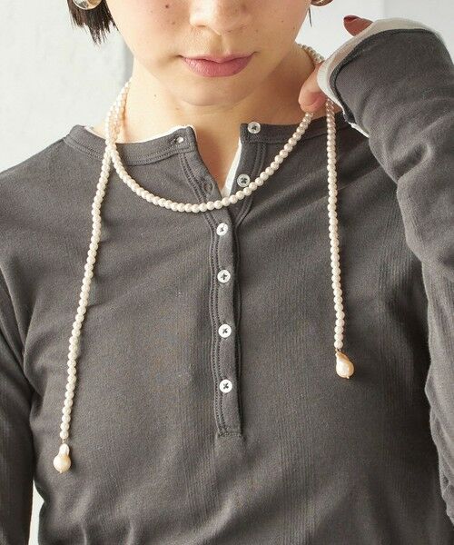 SHIPS / シップス ネックレス・ペンダント・チョーカー | 《予約》淡水 バロック パール ラリエット ネックレス | 詳細2