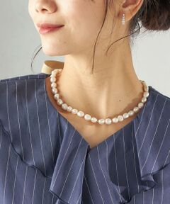 SHIPS / シップス ネックレス・ペンダント・チョーカー | 《予約》シルク リボン 淡水 パール ネックレス