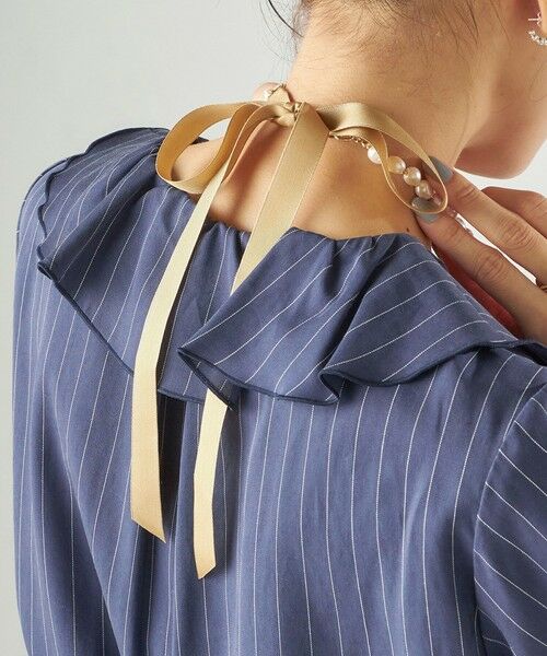 SHIPS / シップス ネックレス・ペンダント・チョーカー | 《予約》シルク リボン 淡水 パール ネックレス | 詳細4