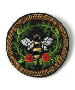 SHIPS / シップス ブローチ・コサージュ | ANATHA:刺繍 ブローチ（エンブレム）