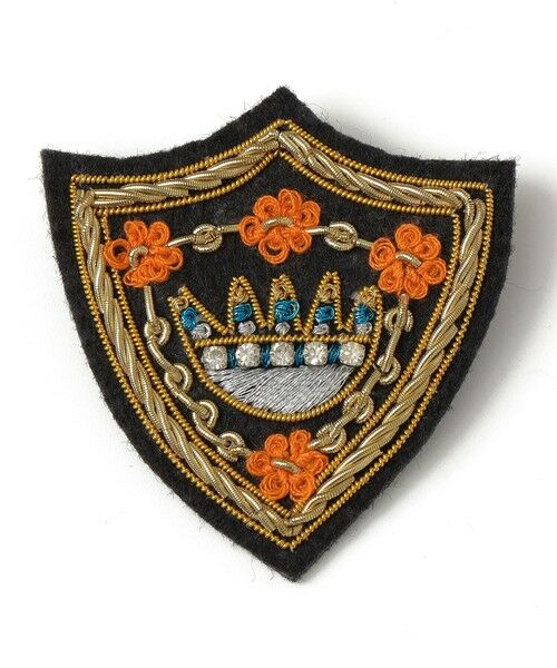 SHIPS / シップス ブローチ・コサージュ | ANATHA:刺繍 ブローチ（エンブレム）（ホワイト）