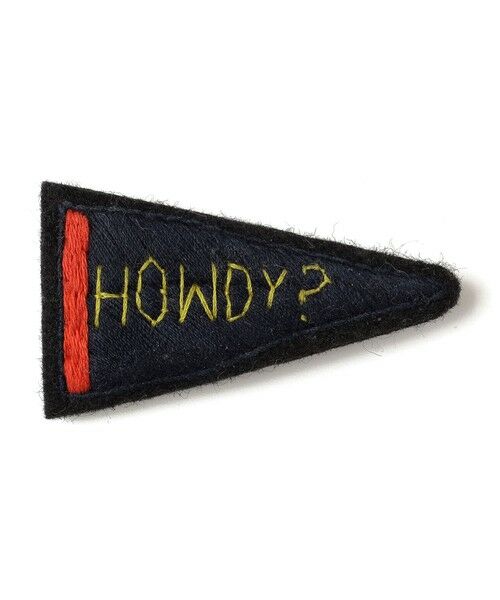 SHIPS / シップス ブローチ・コサージュ | ANATHA:刺繍 ブローチ（ペナント・乗り物）（ホワイト系）