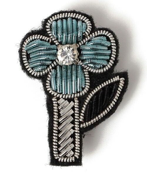 SHIPS / シップス ブローチ・コサージュ | ANATHA:刺繍 ブローチ（モチーフ MIX 2）（ナチュラル）