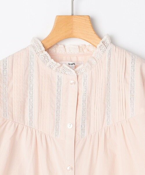SHIPS / シップス シャツ・ブラウス | SHIPS KIDS:80〜90cm / ピンタック レース ブラウス | 詳細2