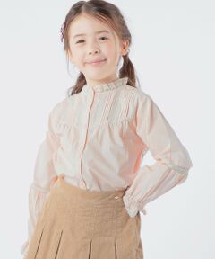 SHIPS / シップス シャツ・ブラウス | SHIPS KIDS:100〜130cm / ピンタック レース ブラウス