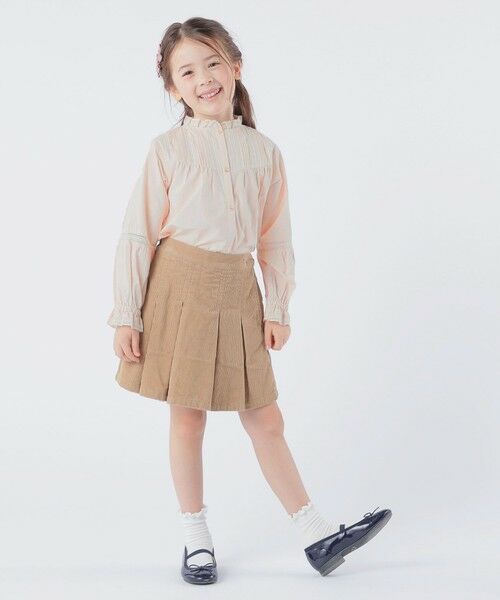 SHIPS / シップス シャツ・ブラウス | SHIPS KIDS:100〜130cm / ピンタック レース ブラウス | 詳細3