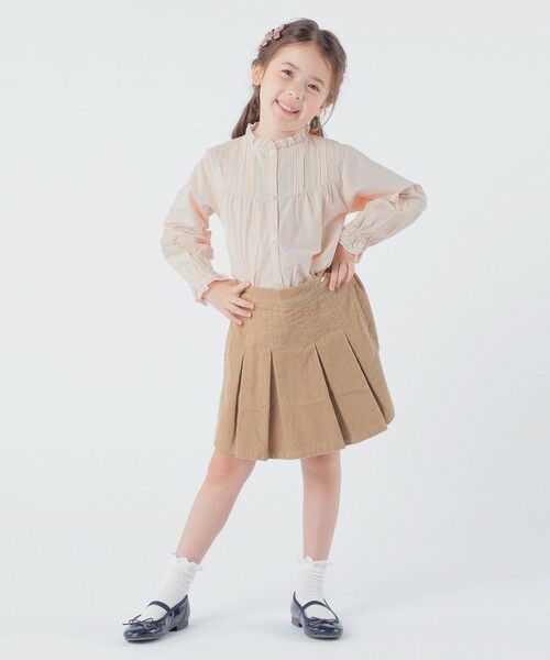 SHIPS / シップス シャツ・ブラウス | SHIPS KIDS:100〜130cm / ピンタック レース ブラウス | 詳細7