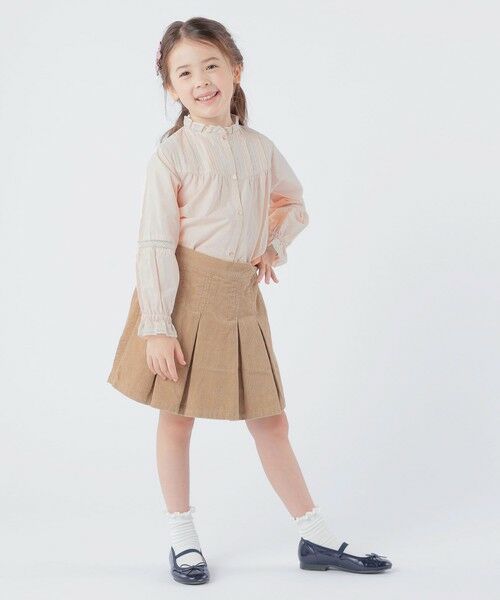 SHIPS / シップス シャツ・ブラウス | SHIPS KIDS:100〜130cm / ピンタック レース ブラウス | 詳細8