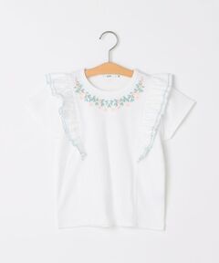 SHIPS / シップス Tシャツ | SHIPS KIDS:80〜90cm / ネックフラワー Tシャツ