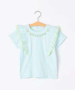 SHIPS / シップス Tシャツ | SHIPS KIDS:80〜90cm / ネックフラワー Tシャツ