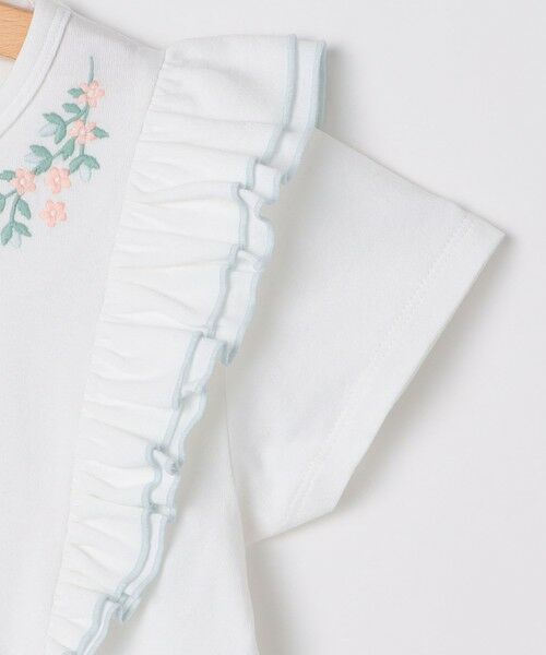 SHIPS / シップス Tシャツ | SHIPS KIDS:80〜90cm / ネックフラワー Tシャツ | 詳細3