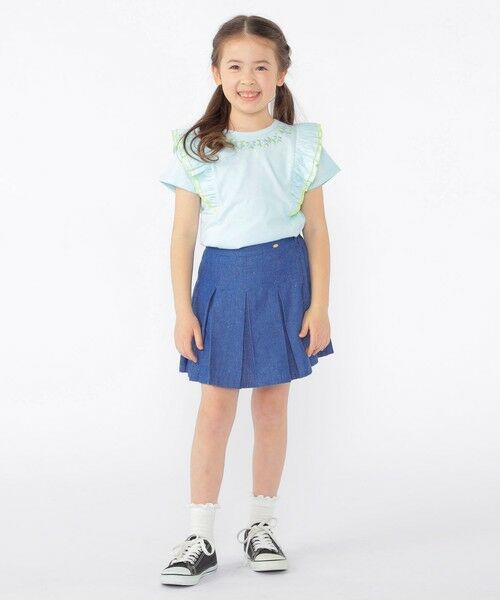 SHIPS / シップス Tシャツ | SHIPS KIDS:100〜130cm / ネックフラワー Tシャツ | 詳細17