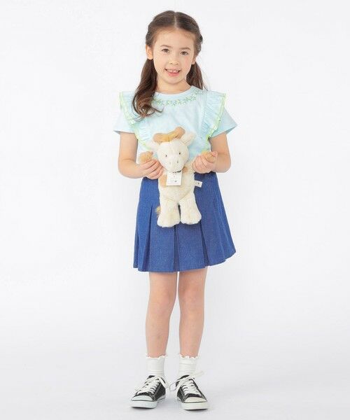 SHIPS / シップス Tシャツ | SHIPS KIDS:100〜130cm / ネックフラワー Tシャツ | 詳細18