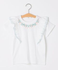 SHIPS / シップス Tシャツ | SHIPS KIDS:140〜150cm / ネックフラワー Tシャツ