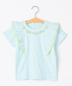 SHIPS / シップス Tシャツ | SHIPS KIDS:140〜150cm / ネックフラワー Tシャツ