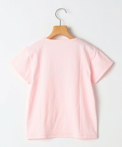 SHIPS / シップス Tシャツ | SHIPS KIDS:80〜90cm / ガーリー エンブロイダリー ロゴ Tシャツ | 詳細3