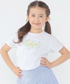SHIPS / シップス Tシャツ | SHIPS KIDS:100〜130cm / ガーリー エンブロイダリー ロゴ Tシャツ