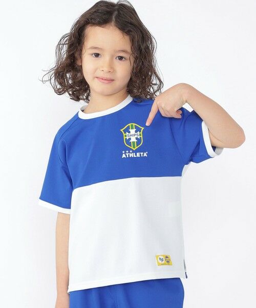 SHIPS / シップス Tシャツ | 【SHIPS KIDS別注】ATHLETA:100〜125cm /メッシュ Tシャツ | 詳細1