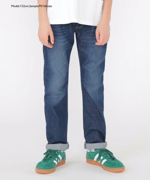 SHIPS / シップス その他パンツ | Lee:100〜160cm / リブ ストレッチ テーパード デニム | 詳細3