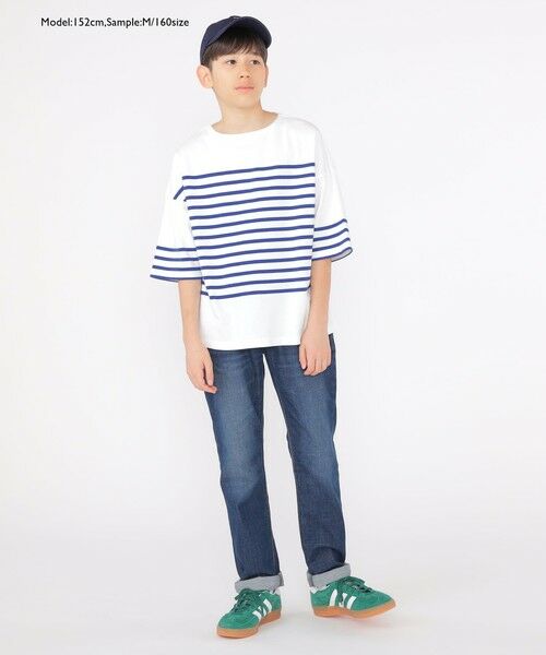 SHIPS / シップス その他パンツ | Lee:100〜160cm / リブ ストレッチ テーパード デニム | 詳細5