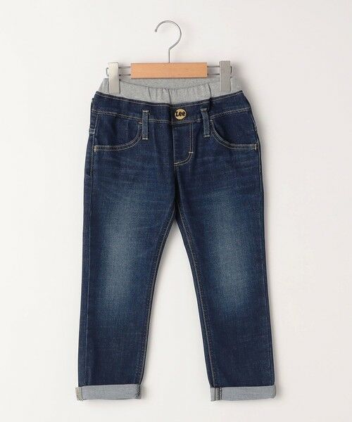 SHIPS / シップス その他パンツ | Lee:100〜160cm / リブ ストレッチ テーパード デニム(ブルー)