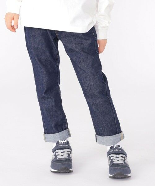 SHIPS / シップス その他パンツ | Lee:100〜160cm / リブ ストレッチ テーパード デニム | 詳細14