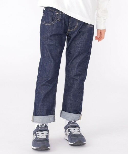 SHIPS / シップス その他パンツ | Lee:100〜160cm / リブ ストレッチ テーパード デニム | 詳細15